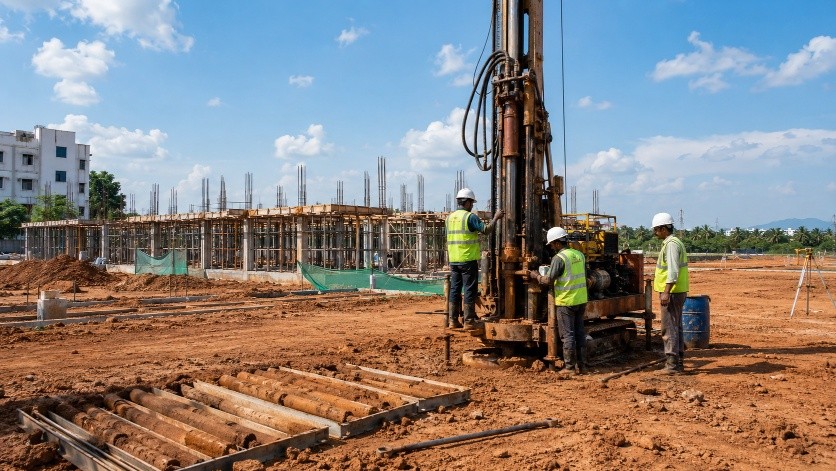 Soil Bearing Capacity Testing in Chennai