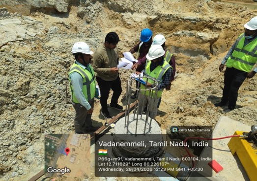 Initial Lateral Load Test - Perur 400 MLD Pumping Station CP2 Project
